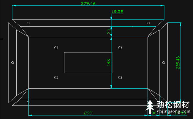 CAD鈑金展開圖畫法 CAD鈑金展開圖畫法