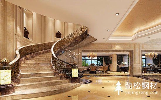 紅河弧形樓梯定制，鋼結構弧形樓梯廠家